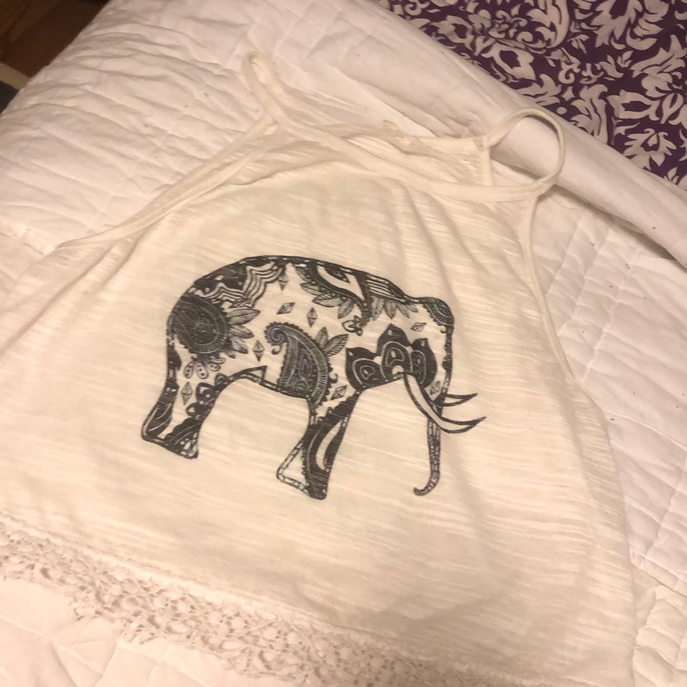 Cute elephant tank top